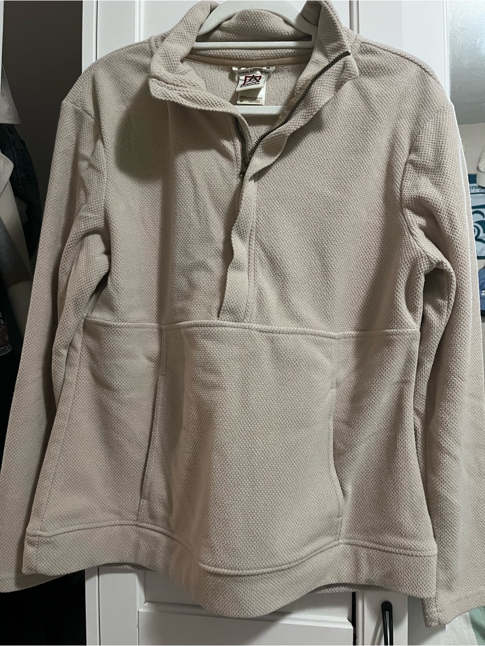 Avalanche Cream Quarter-Zip Fleece Jacket